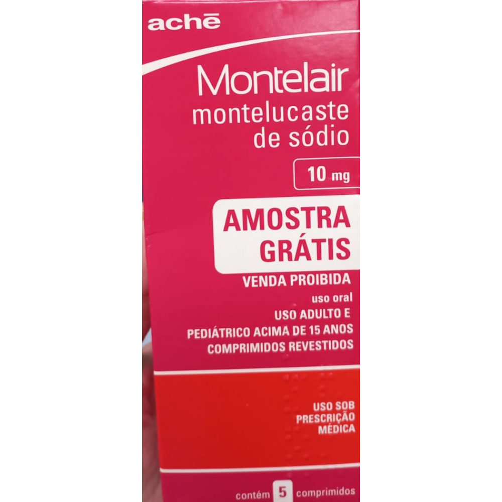 Montelucaste de Sódio Biosintética - Aché 10mg, caixa com 30